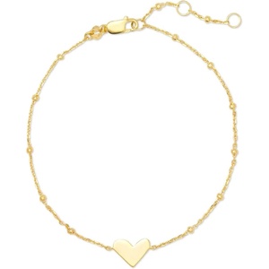 image:imageKendra Scott Ari Heart Delicate Bracelet 18k Gold Vermeil DemiFine Jewelry for Women