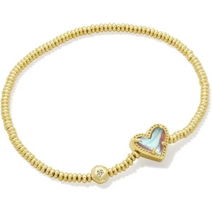 image:imageKendra Scott Ari Heart Stretch Bracelet Fashion Jewelry for WomenGOLD  DICHROIC GLASS