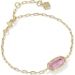 image:imageKendra Scott Elaina Luxe Chain Bracelet Fashion Jewelry for WomenGOLDLIGHT PINK CUBIC ZIRCONIA