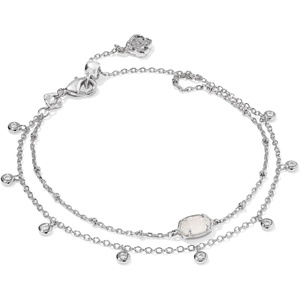 image:imageKendra Scott Emilie Crystal Multi Strand Bracelet Fashion Jewelry for WomenRHODIUM  IRIDESCENT DRUSY