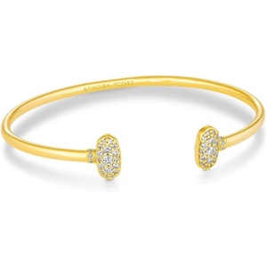 image:imageKendra Scott Grayson Crystal Cuff Bracelet Fashion Jewelry for WomenGOLD  WHITE CUBIC ZIRCONIA