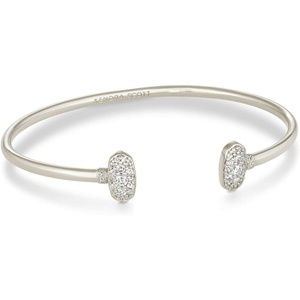 image:imageKendra Scott Grayson Crystal Cuff Bracelet Fashion Jewelry for WomenRHODIUM  WHITE CUBIC ZIRCONIA