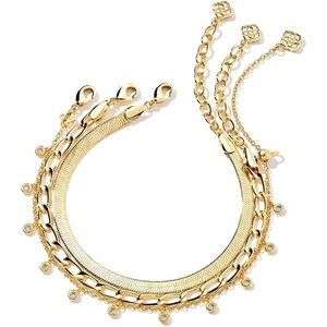 image:imageKendra Scott Kassie Set of 3 Chain Bracelets Fashion Jewelry for WomenGOLD