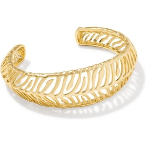 image:imageKendra Scott Tiger Striped Mikki Cuff BraceletGOLD Tiger Striped