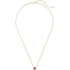 image:imageKendra Scott Davie Pendant Necklace in 18K Gold Vermeil DemiFine Jewelry for Women Red Garnet