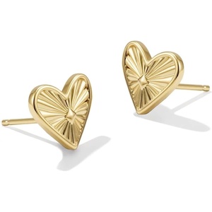 image:imageKendra Scott Ari Heart Stud Earrings 14K Gold Filled