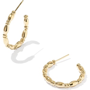 image:imageKendra Scott Miriam Large Bead Hoop Earrings 14K Gold Filled14K YELLOW GOLDFILLED