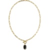 image:imageKendra Scott Elisa Enamel Link Chain NecklaceGOLD  BLACK AGATE