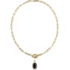 image:imageKendra Scott Elisa Enamel Link Chain NecklaceGOLD  BLACK AGATE