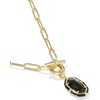 image:imageKendra Scott Elisa Enamel Link Chain NecklaceGOLD  BLACK AGATE