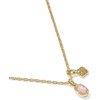 image:imageKendra Scott Mini Elisa Dira Necklace Fashion Jewelry for WomenGold  Light Pink Lab Opal