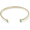image:imageKendra Scott Mini Elton Cuff Bracelet Fashion Jewelry for WomenGold  Blue Lab Grown Opal
