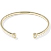 image:imageKendra Scott Mini Elton Cuff Bracelet Fashion Jewelry for WomenGold  Bright White Opal