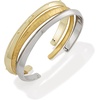 image:imageKendra Scott Oakland Set Of 3 Cuff Bracelets Gold SilverPlated Brass Vintage GoldMixed Metal