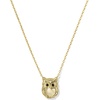 image:imageKendra Scott Owl Short Pendant Necklace 14k GoldPlated Brass Gold Sheen Obsidian