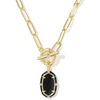 image:imageKendra Scott Elisa Enamel Link Chain NecklaceGOLD  BLACK AGATE