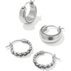 image:imageKendra Scott Gabriella Set Huggie Earring Fashion Jewelry for WomenVintage Silver Metal