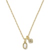 image:imageKendra Scott Mini Elisa Dira Necklace Fashion Jewelry for WomenGold  Bright White Opal