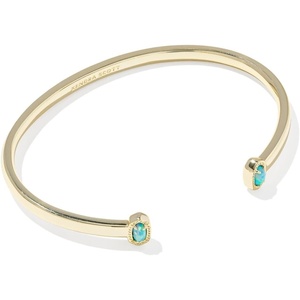 image:imageKendra Scott Mini Elton Cuff Bracelet Fashion Jewelry for WomenGold  Blue Lab Grown Opal