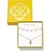 image:imageKendra Scott Amelia Cross Necklace Gift SetGOLD  WHITE CRYSTAL