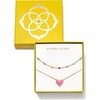 image:imageKendra Scott Ari amp Haven Heart Necklace Gift Set Fashion Jewelry for WomenGOLD  NEON PINK