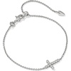 image:imageKendra Scott Cross Crystal Delicate Chain Bracelet in White Cubic Zirconia Fashion Jewelry for WomenRHODIUMWHITE CUBIC ZIRCONIA