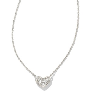 image:imageKendra Scott Ari amp Haven Heart Necklace Gift Set Fashion Jewelry for WomenRHODIUM  WHITE CUBIC ZIRCONIA