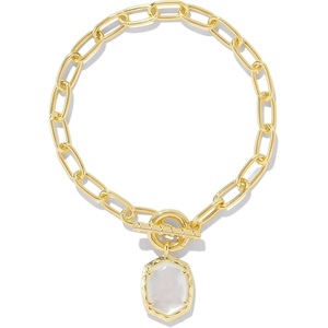 image:imageKendra Scott Daphne Link And Chain Bracelet Fashion Jewelry for WomenIVORY MOTHER OF PEARL
