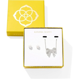 image:imageKendra Scott Krista Bow And Ashton Gift Set Fashion Jewelry for WomenRHODIUM  WHITE PEARL