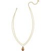 image:imageKendra Scott Camry Enamel Framed Mlt Necklace Fashion Jewelry for WomenGOLD  MARBLED AMBER ILLUSION