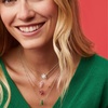 image:imageKendra Scott Candy Cane Pendant Necklace 14k Gold Plated Brass Fashion Jewelry for Women