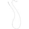 image:imageKendra Scott Cross Inline Pave Necklace Sterling Silver DemiFine Jewelry for Women White Topaz