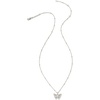 image:imageKendra Scott Delicate Butterfly Sterling SilverPlated Brass Necklace in White Sapphire