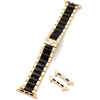 image:imageKendra Scott Dira 3 Link Watch Bands Compatible with Apple Watch and 20mm Samsung Galaxy WatchGold  Black Tone