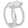 image:imageKendra Scott Elyse Ring for Women Fashion JewelryRHODIUM  IRIDESCENT DRUSY