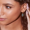 image:imageKendra Scott Lee 14k GoldPlated Brass Drop Earrings in Night Kyocera Opal Fashion Jewelry For Women