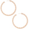 image:imageKendra Scott Maggie 25 Hoop Earrings for Women Fashion JewelryROSE GOLD  FILIGREE METAL