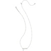 image:imageKendra Scott Mama Crystal Short Pendant Necklace White Cubic Zirconia Fashion Jewelry for WomenRHODIUM METAL
