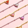 image:imageKendra Scott Mini Ari Heart Satellite Necklace Fashion Jewelry for WomenGOLD  BUBBLEGUM PINK OPAL