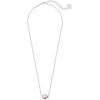 image:imageKendra Scott Tess Pendant Necklace for Women Fashion JewelryRHODIUM  IRIDESCENT DICHROIC GLASS