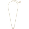 image:imageKendra Scott Tess Pendant Necklace for Women Fashion JewelryROSE GOLDPLATED  IRIDESCENT DICHROIC GLASS