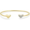 image:imageKendra Scott Ari Heart 18k Gold Vermeil Cuff Bracelet in White Diamond Fine Jewelry for Women
