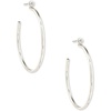 image:imageKendra Scott Audrey Hoop Earring in 14k White Gold Fine Jewelry for Women White Diamond