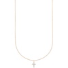 image:imageKendra Scott Cross Necklace in 14k Rose Gold Fine Jewelry for Women White Diamond