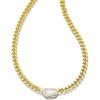 image:imageKendra Scott Elisa 18k Gold Vermeil Curb Chain Necklace Fine Jewelry for Women