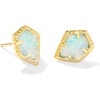 GOLD LUSTER - LIGHT BLUE OPAL