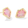 image:imageKendra Scott Framed Tess Stud Earrings Fashion Jewelry for WomenGOLD LUSTER  ROSE PINK OPAL