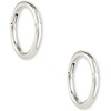 image:imageKendra Scott Gina Seamless Huggie Earrings Fine Jewelry for Women14K WHITE GOLD