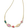 image:imageKendra Scott June Strand Necklace in 14k GoldPlated Brass Fashion Jewelry for Women Gold  Multi Mix
