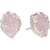 image:imageKendra Scott Tessa Stud Earrings for Women Fashion JewelryRhodiumIridescent Drusy